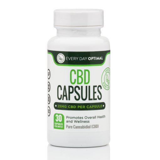 Pure CBD Oil Capsules, 25mg CBD Oil Per Pill | EDO CBD