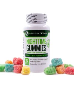 Nighttime gummies - 25mg - 30 count - showing bears