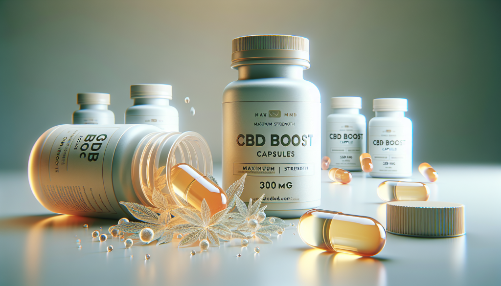 Enhance Your Wellness Journey: Discover CBD Boost 300mg Maximum Strength Capsules | EDO CBD